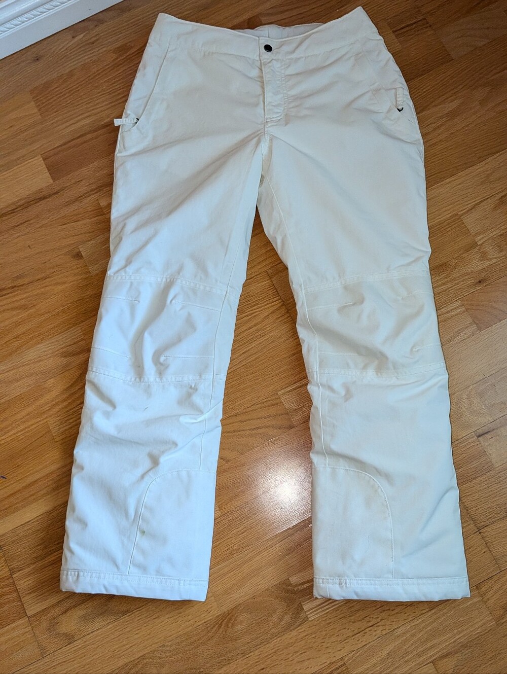 Land's End White Straight-Leg Casual Pants Size XSP